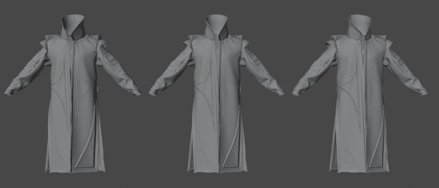 3 Long High-Collar Jackets! preview image 3